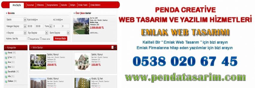 Emlak Web Tasarm