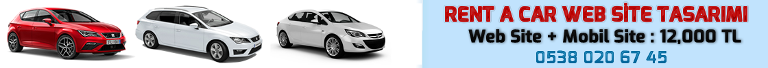 Rent A Car Web Site Tasarm